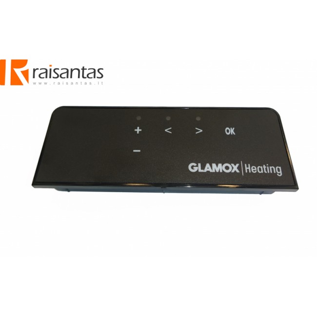 Programuojamas skaitmeninis termostatas GLAMOX heating H40/H60 DT Black